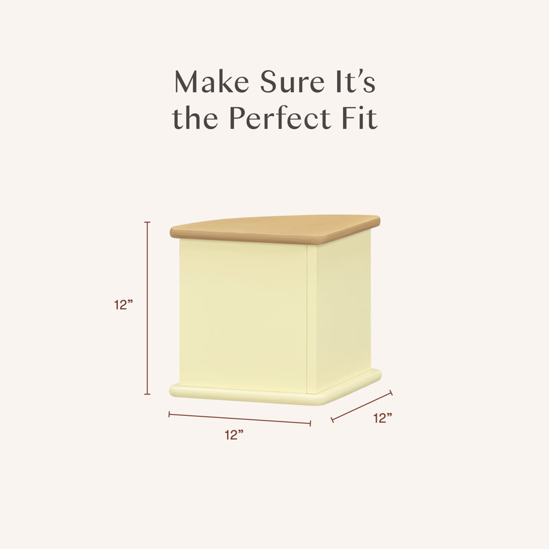 Nessa Nesting Play Table, Pale Yellow and Honey