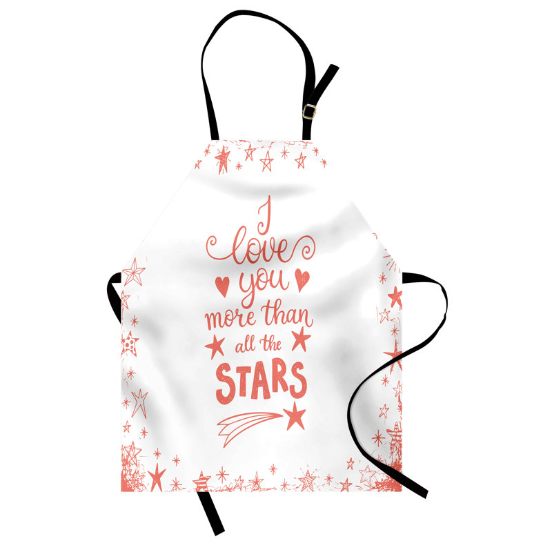 No Pattern Bib Apron