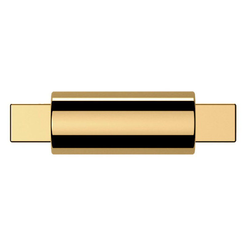 4623 Modern Knob, Non-Lacquered Brass