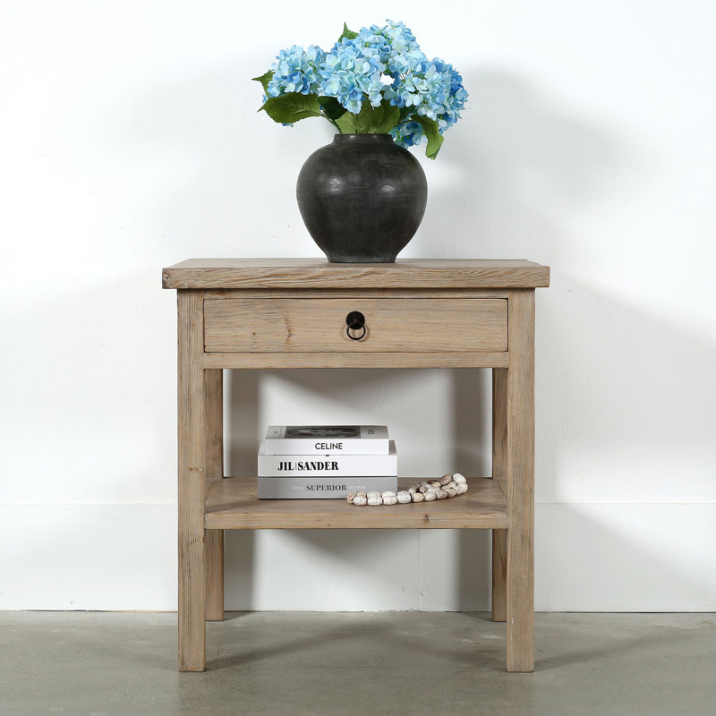 Helana 28'' W Solid Wood Console Table