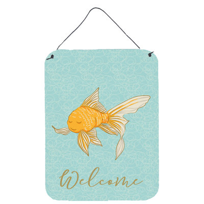 Décoration murale « fish welcome welcome », impression