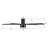 52"  5 - Blade LED Smart Flush Mount Ceiling Fan with Remote Control and Light Kit Included.