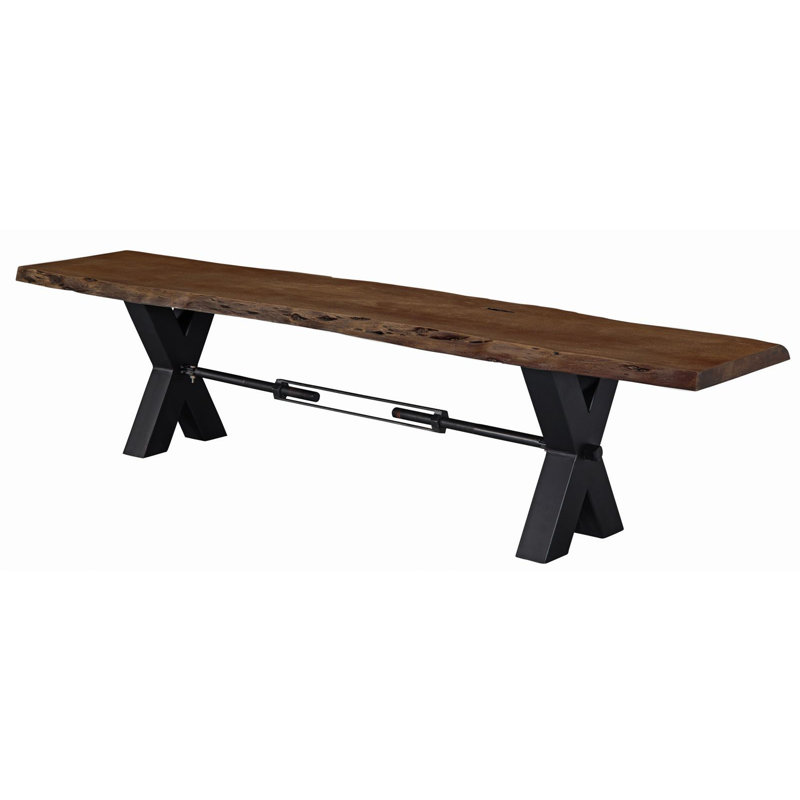 Solid Wood Bench, H46 x W220 x D38cm
