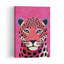 Vibrant Pink Leopard Contemporary Wall Art Print-517326292