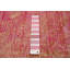 Tapis rose en laine de conception unique 6 pi 2 po x 8 pi 3 po Husnain