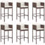50 cm Wicker/Rattan Bar Set Bar Cabinet