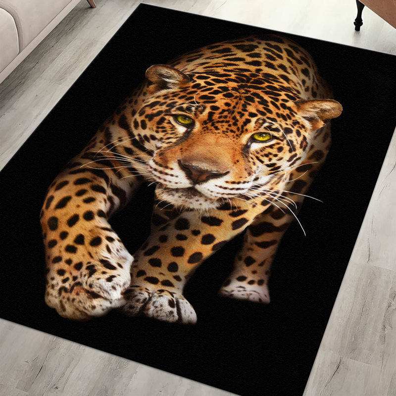 Chic Non-Woven Thin Type Printed Rug in Elegant Floral Design for Stylish Home Decor Enhancement, Rectangle 2'8" x 3'11"