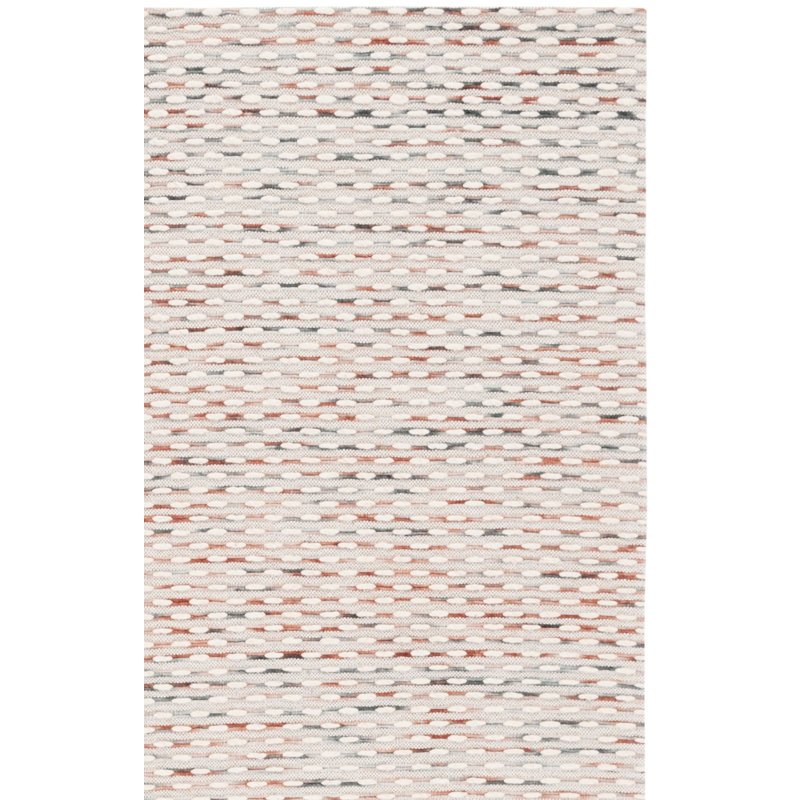 Tapis abstrait en laine / coton tissé à la main Laureldale, Rectangle 4 pi x 6 pi