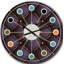 Motif matelassé - Horloge murale moderne Mid-Century-40747722