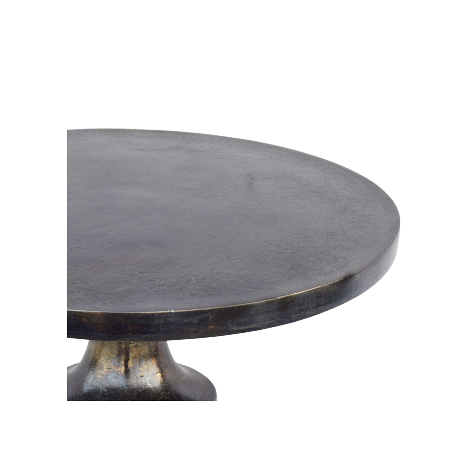 Antoni Aluminum Pedestal End Table