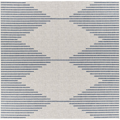 Jaceyon Indoor/Outdoor Geometric Gray Area Rug