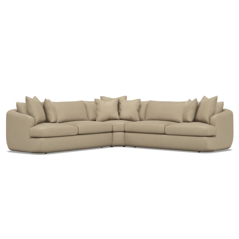 Jules Fabric 3 Pc Sectional, 1697-200