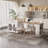 80.7" L  Kitchen Island With Expandable Dining Table （Without Dining Chairs)-1674240285