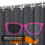 Rideau de douche avec 12 crochets Hipster Halloween-129036106