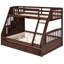 Lit superposé simple avec escalier de rangement - Améliore la fonctionnalité des tiroirs et procure une bonne nuit de sommeil