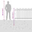 Powder-Coated Steel Fence Panels Included-124587396