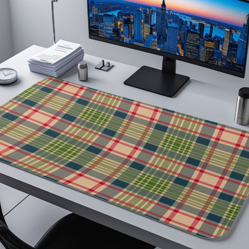 Polyester Desk Pad, 14.4x12.1