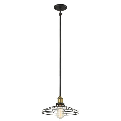 Luminaire suspendu 1 lumière à cône simple Lewis