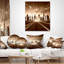 Housse et insert de coussin rectangulaire Modern City and Road Cityscape
