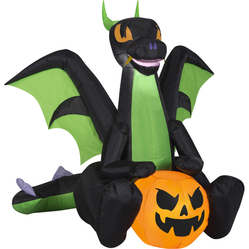 Gonflable Airblown Dragon et Jack-O'-Lantern