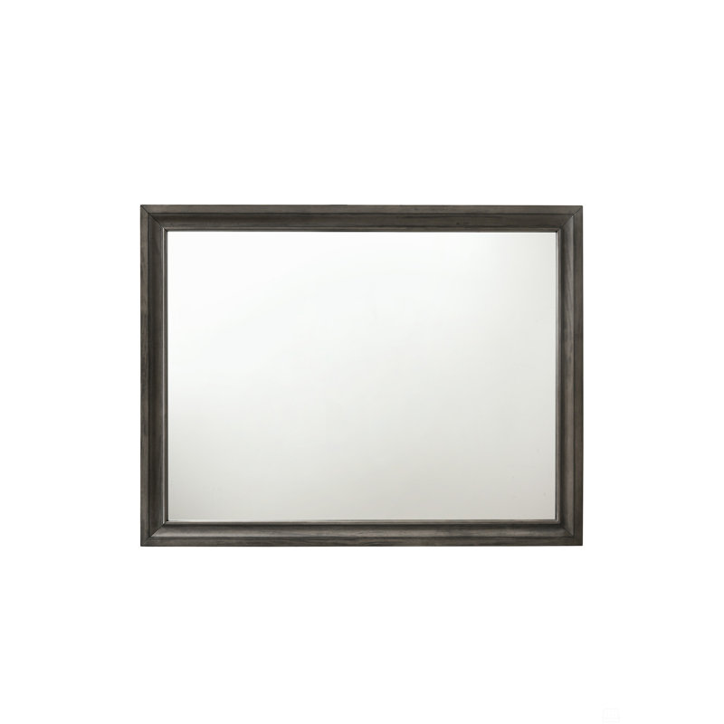 Rectangular Mirror, Gray, 36" x 47"
