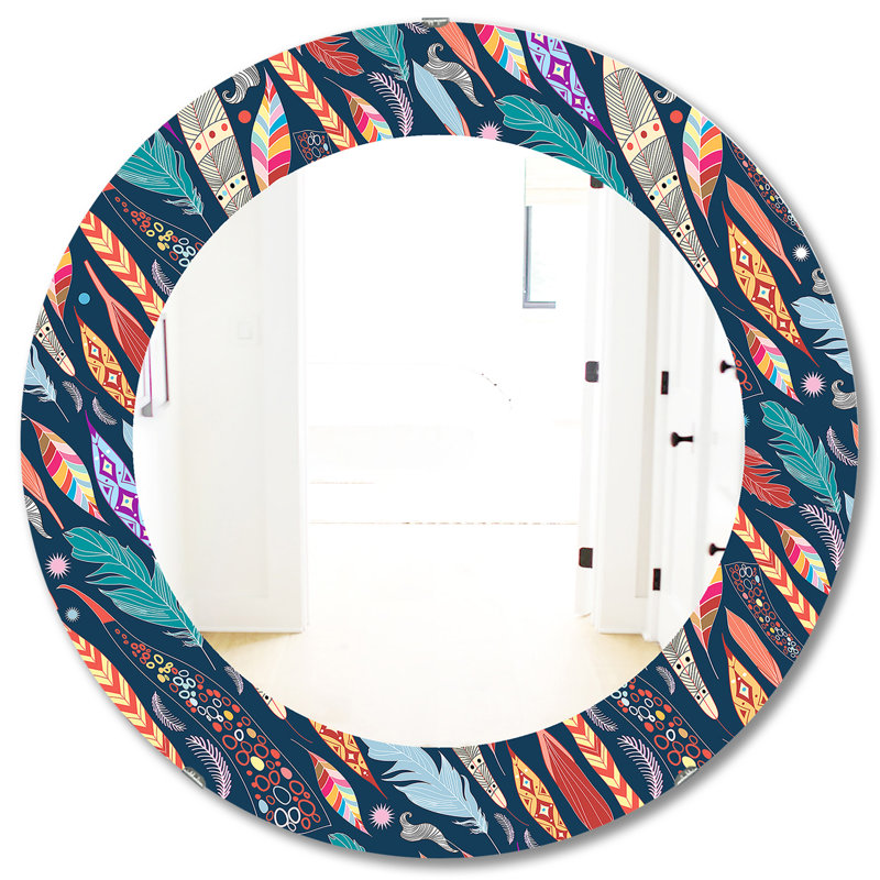 Miroir mural Feathers 20, H 31,5 po x l po