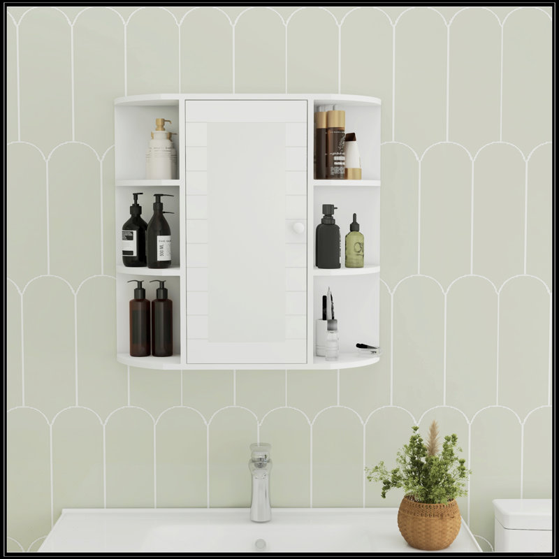 Armoire à pharmacie de salle de bain avec miroir