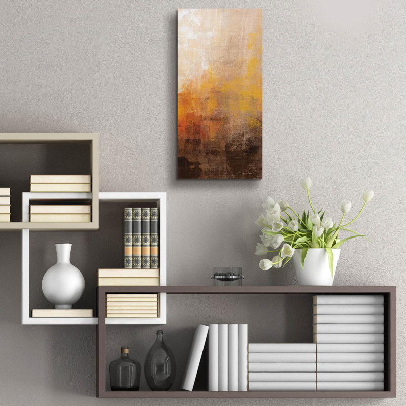  «Lava 2» par Silvia Vassileva, art mural en verre acrylique, 12 po x 24 po