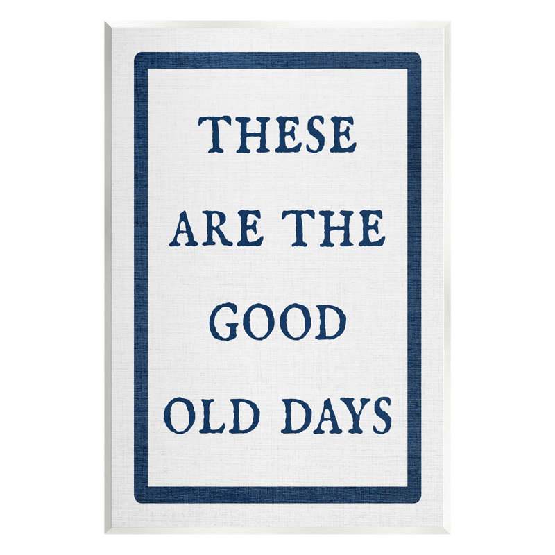 «Bb-404-Wood Good Old Days Expression on MDF» par Lil 'Rue, impression, H 15 po x l 10 po x P 0,5 po
