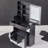 Vanity Table With Sliding Drawer, Touch-Control LED Mirror And Cushioned Stool