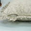 Housse de coussin en coton fabriqué à la main Fab divine, volants gris 18 po x 18 po, housse de coussin à volants-106744483
