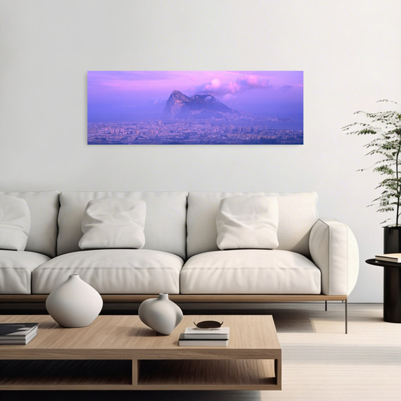 Rock Of Gibraltar Andalucia Spain by Frank Chmura - Wrapped Canvas Panoramic Print, 40.64 cm H x 121.92 cm W