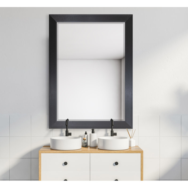 Duval Solid Wood Frame Mirror, 38.5" x 32.5"