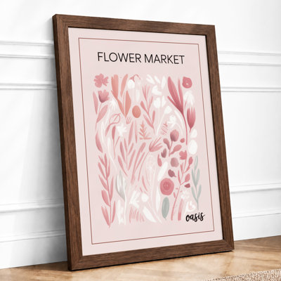Flower Market Botanical - Framed Print