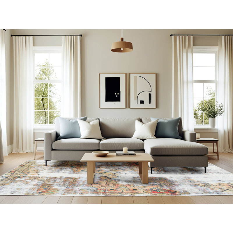 Tapis abstrait moderne 921, Rectangle 6 pi x 9 pi