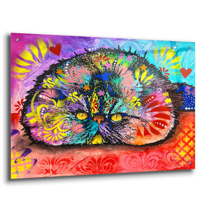 Art mural en verre épique «Am Potat Flouf» par Dean Russo, 36 po x 24 po Epic Art, H 24 po x l 36 po