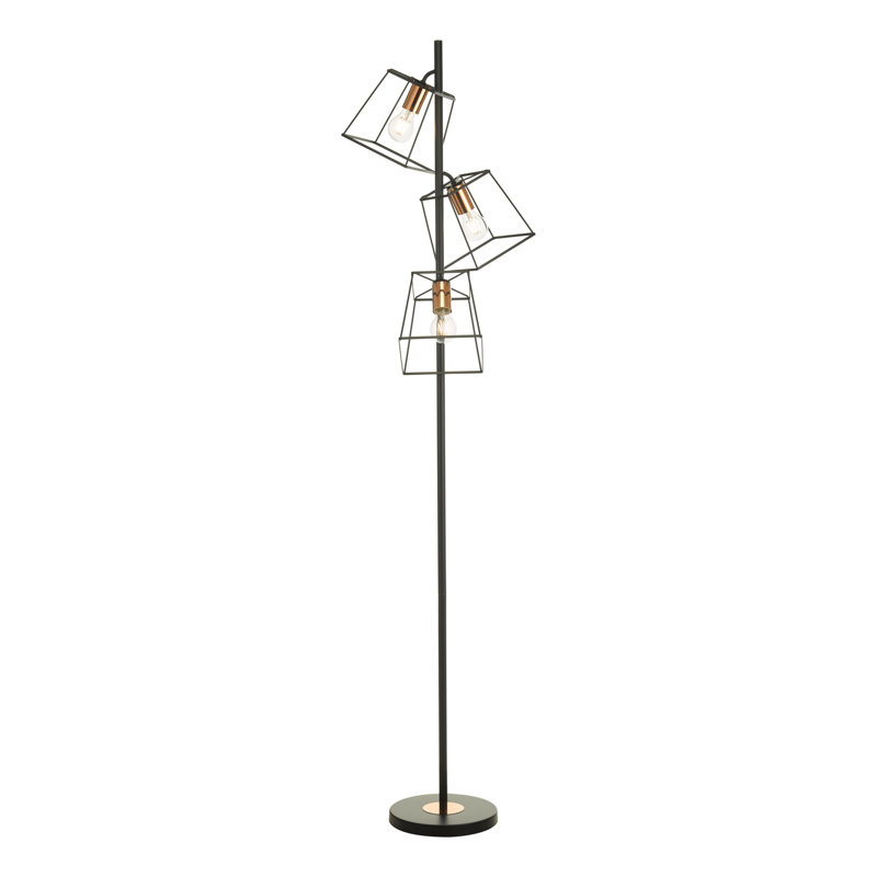 Chrisholm 180cm Column Floor Lamp, Copper