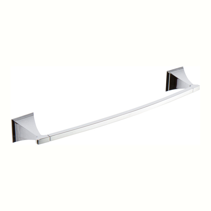 Cayden 24" Towel Bar, Polished Chrome