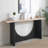 Modern Console Table with Black Arch Base