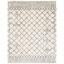 Tapis ivoire / gris touffeté à la main Moroccan-273823529