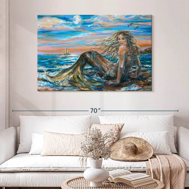 Kelan Full Moon Siren, 32" H x 48" W