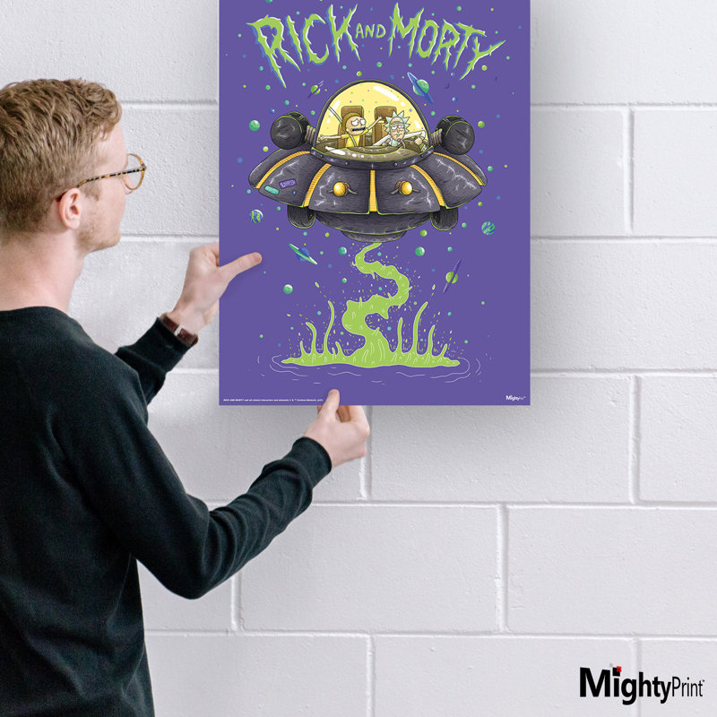 Rick And Morty (Space) Mightyprint Wall Art