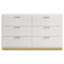 Commode 6 tiroirs Fencher - blanc-1393367313