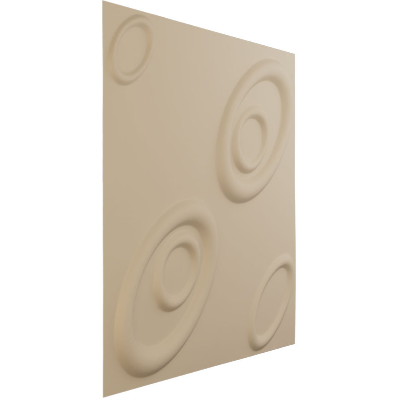 Panneau mural 3D décoratif Maria EnduraWall, Beige fumé satiné UltraCover