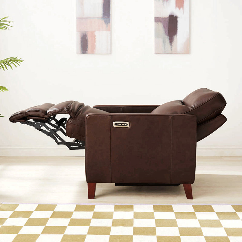 Fauteuil inclinable électrique Ashby, Châtaigne