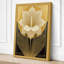 Lotus Deco Art Deco - Wrapped Canvas-84240515-84240572