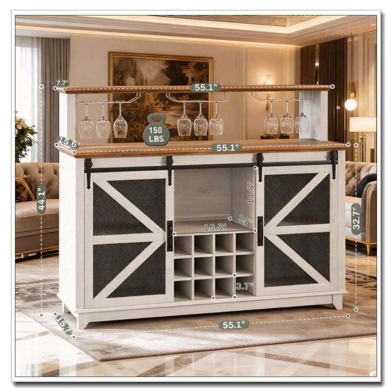 Armoire à vin Farmhouse