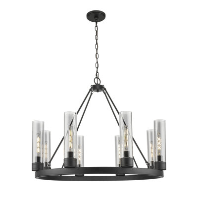 Jaiwan - Lustre 6 lumières avec abat-jour