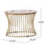 Table basse en bois de manguier et en fer - La beauté de la fabrication à la main rehausse votre décor