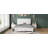 Queen Size Solid Pine Bed Frame With Barn Door Headboard & Under-bed Storage-1505544523